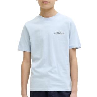 T-Shirt Bleu Clair Garçon Jack & Jones Brandon vue 0