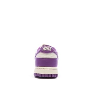 Baskets Violette/Blanche Femme Nike Dunk Low vue 3