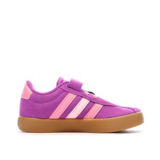 Baskets Violet Fille Adidas Court 3.0 vue 0