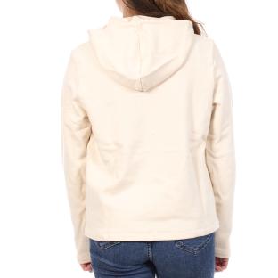 Sweat à Capuche Écru Femme Le Coq Sportif Hoody N°8 vue 0