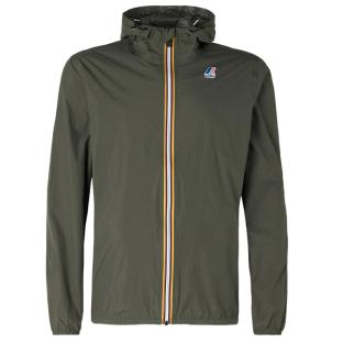 Grüne Windjacke für Damen und Herren von K-WAY „Le vrai 4.0 Claude“ Ansicht 0