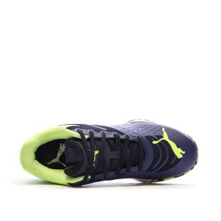 Chaussures de Padel Marine/Jaune Mixte Puma Solarattack RCT vue 4