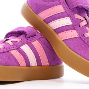 Baskets Violet Fille Adidas Court 3.0 vue 0