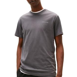 T-shirt Gris Foncé Homme Tommy Hilfiger Tjm Slim Linear vue 0