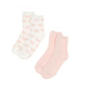 X2 Paires de Chaussettes Antidérapantes Écru/Rose Femme Casa Socks NTL pas cher