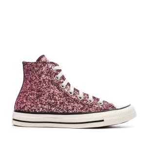 Baskets Rose Femme Converse Chuck Taylor All Star vue 2