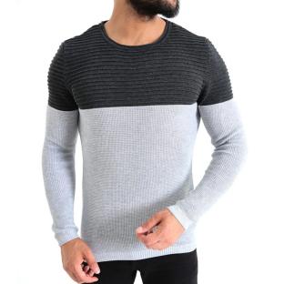 Pull Gris Homme Just Emporio 504 pas cher
