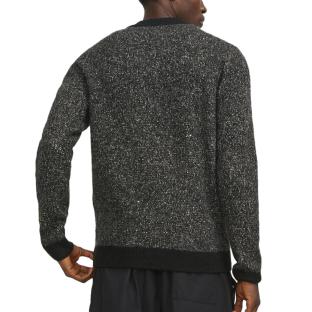 Pull Noir Chiné Homme Jack & Jones Space vue 2