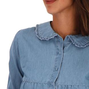 Chemise en Jeans Bleu Femme Les Tropéziennes Lorette vue 2