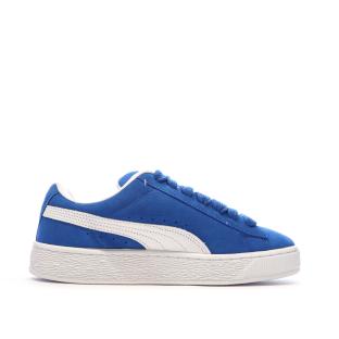 Baskets Bleu Femme Puma Suede XL vue 3