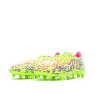 Gelbe Adidas Predator League FG/MG Fußballschuhe für Kinder Ansicht 0