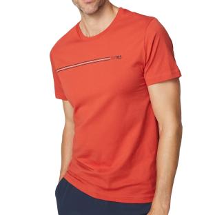 T-shirt Rouge Homme TBS MELUTEE pas cher