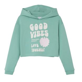 Sweat Vert Fille Name it Juka vue 0