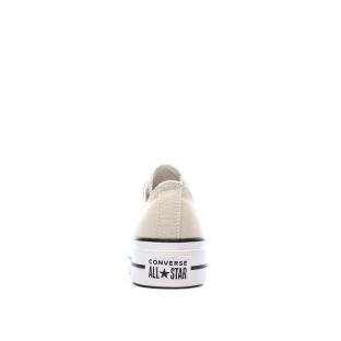 Baskets Beige Femme Converse Chuck Taylor All Star Lift vue 3