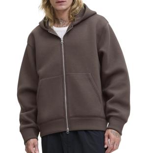 Sweat Zippé Marron Homme Jack & Jones Cover Scuba vue 0