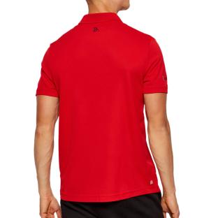 Polo Rouge Homme Lacoste Polo Lacoste X Novak Djokovic vue 0