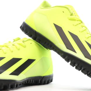 Chaussures de foot Jaunes Homme Adidas X Crazyfast Club TF vue 7