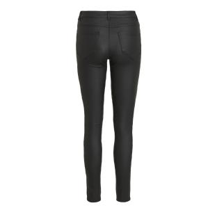 Pantalon Noir Enduit Femme Vila Commit Coated vue 2