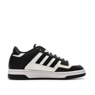 Baskets Noires/Blanches Enfant Adidas Rapid Court vue 0