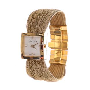 Montre analogique or femme Nina Ricci Acier pas cher