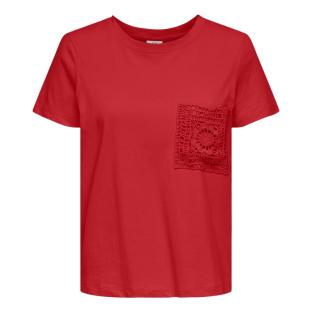 T-shirt Rouge Femme JDY Selma pas cher