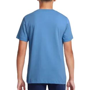 T-shirt Bleu Moyen Garçon Nike Futura vue 2