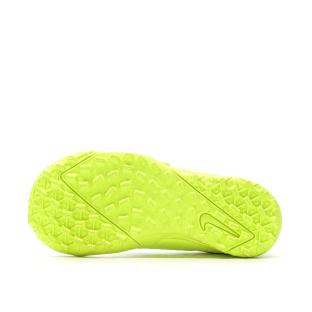 Chaussures de Foot Jaune Junior Nike Jr Vapor 14 Academy TF vue 5