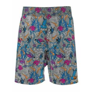 Short de bain Gris/Bleu Garçon Nike NESSC pas cher