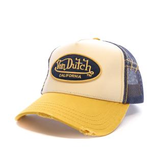 Casquette Jaune/Marine Homme Von Dutch USED pas cher