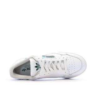 Baskets Blanches Mixte Conti Adidas Continental 80 vue 0