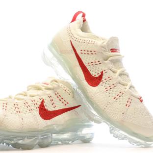 Baskets Blanches/Rouge Femme Nike Air Vapormax 2023 vue 0