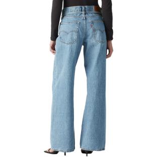 Jean Bleu Femme Levi's XL Straight Med Indigo vue 2