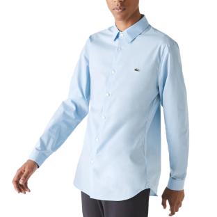 Chemise Manches Longues Bleu Homme Lacoste CH2668 pas cher