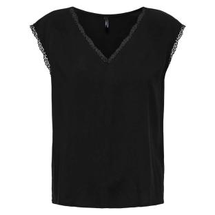 T-Shirt Noir Femme Only Selina vue 0