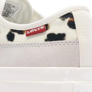 Baskets Blanche Femme Levi's Square Low S Off White vue 7