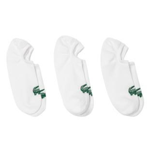 X3 Paires De Chaussettes Invisible Blanc Lacoste RA7872 vue 0