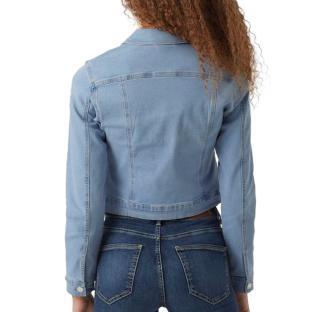 Veste en Jean Bleu Clair Femme Vero Moda Luna vue 2
