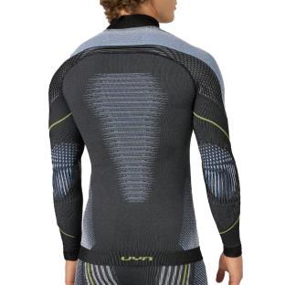 Camiseta térmica negra/verde para hombre UYN Evolutyon ver 0
