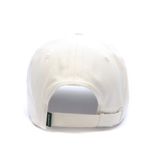 Casquette Blanche Mixte Lacoste Twill Big Croch vue 3
