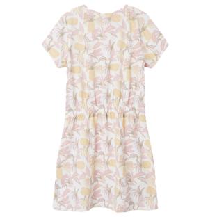 Robe Blanche/Orange Fille Name it Foskhi vue 0