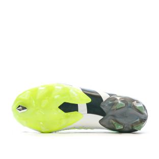 Chaussures de foot Blanc/Vert football Homme Adidas Predator Accuracy.1 L AG vue 5