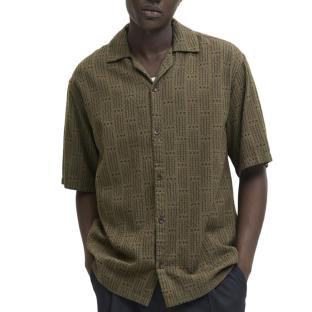 Chemise Kaki Homme Jack & Jones Vincent vue 0