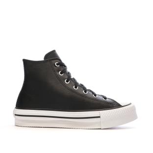 Baskets Noires Femme Converse All Star Eva vue 2