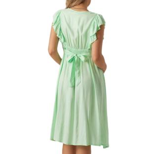 Robe Verte Femme Mamalicious Mary Frill vue 2