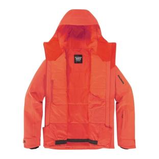 Abrigo naranja para mujer Salomon Highland ver 0