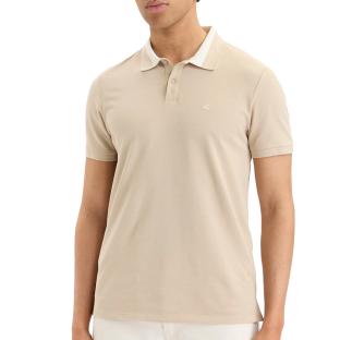 Polo Beige Homme Calvin Klein Jeans Casual Pique pas cher