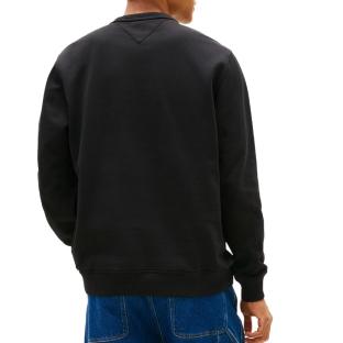 Sweat Noir Homme Tommy Hilfiger Badge Crewss vue 0