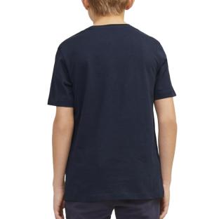 T-shirt Marine Garçon Jack & Jones Logo 12258876 vue 2