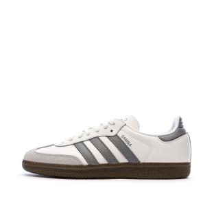 Samba Baskets Blanches/Grises Garçon/Fille Adidas pas cher