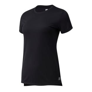 T-shirt Noir Femme New Balance Core Run vue 0